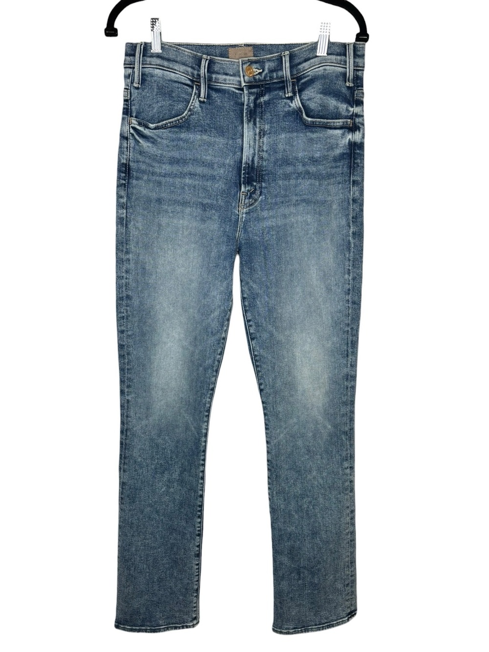 Mother The Hustler Sneak Jean in On The Road Size 31 High Rise Stretch Straight